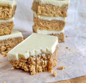 White Chocolate Biscuit Bars