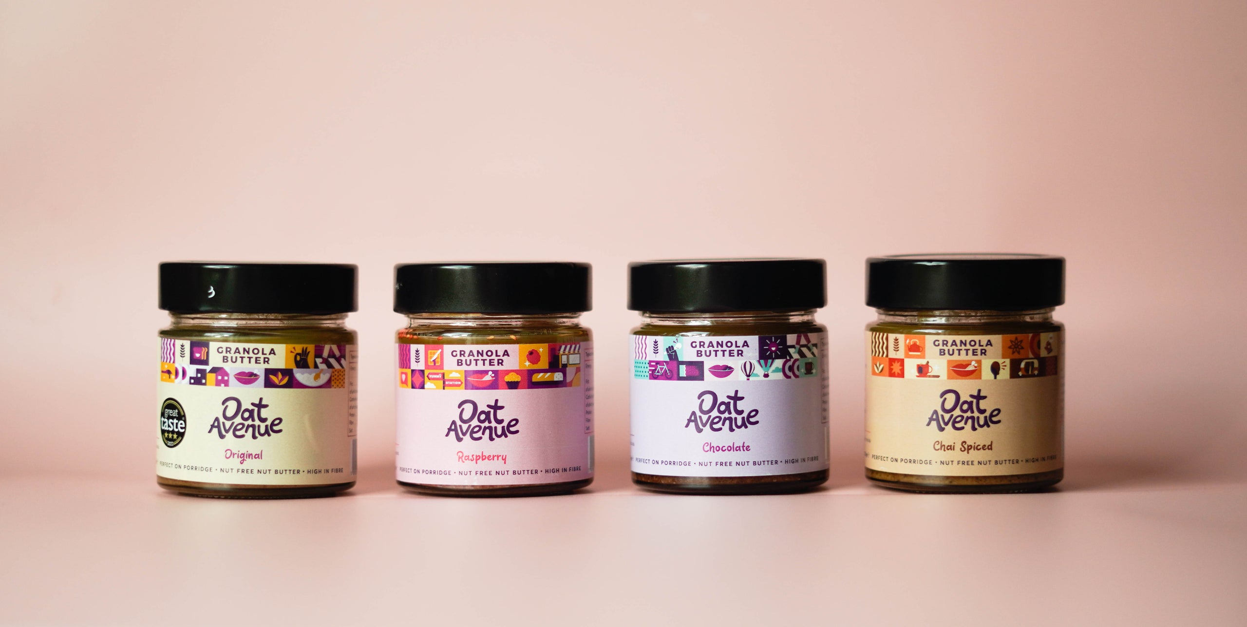 UK's first granola butter nut free, gluten free, vegan Oat Avenue