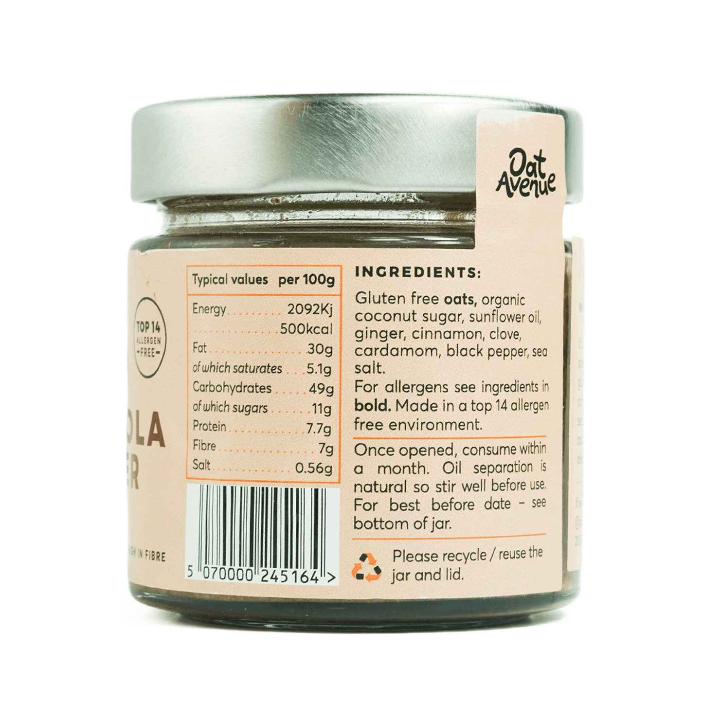 Granola Butter - Chai Spiced