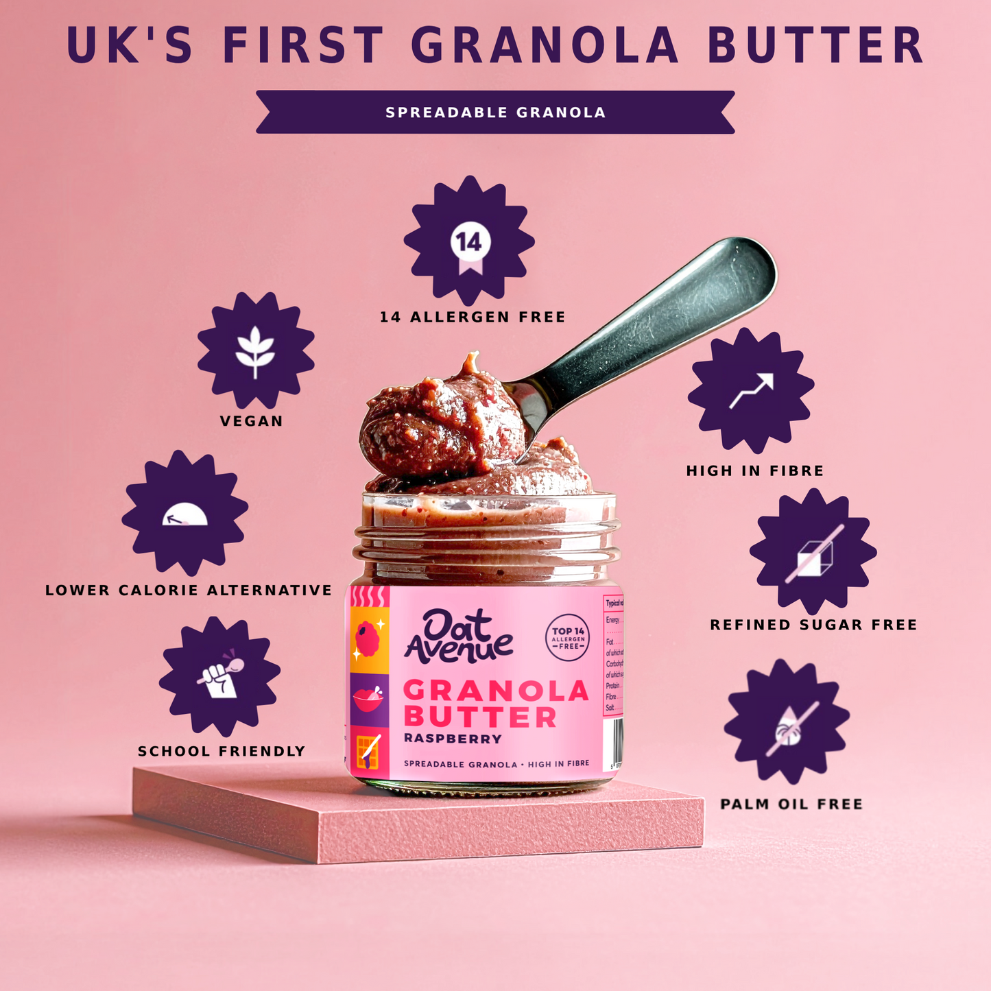 Granola Butter - Raspberry