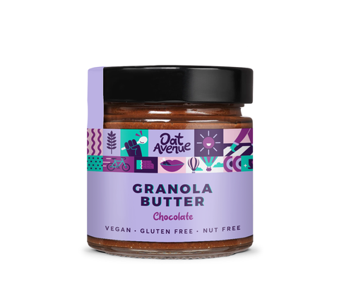 Granola butter, nut free, nut butter, chocolate spread, oat butter, granola, breakfast, gluten free , vegan, healthy, cookie dough, nutrition facts